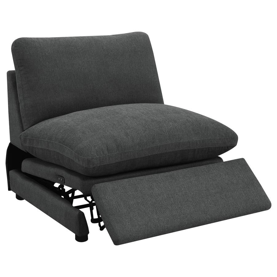 Collins Dark Grey 5-Piece Modular Power Reclining Sectional