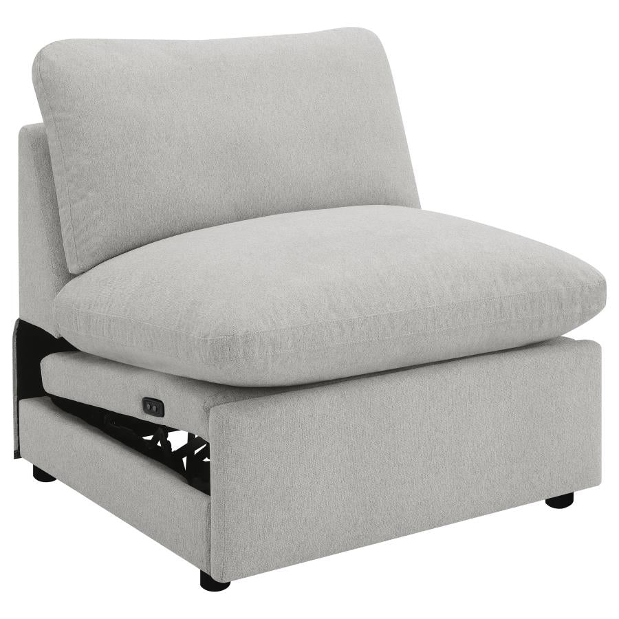Collins Grey 5-piece Modular Power Reclining Sectional