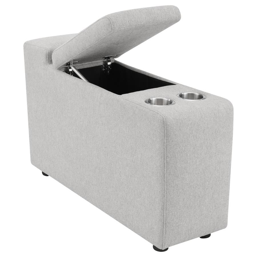 Collins Grey 5-Piece Power Reclining Home Theater Seating