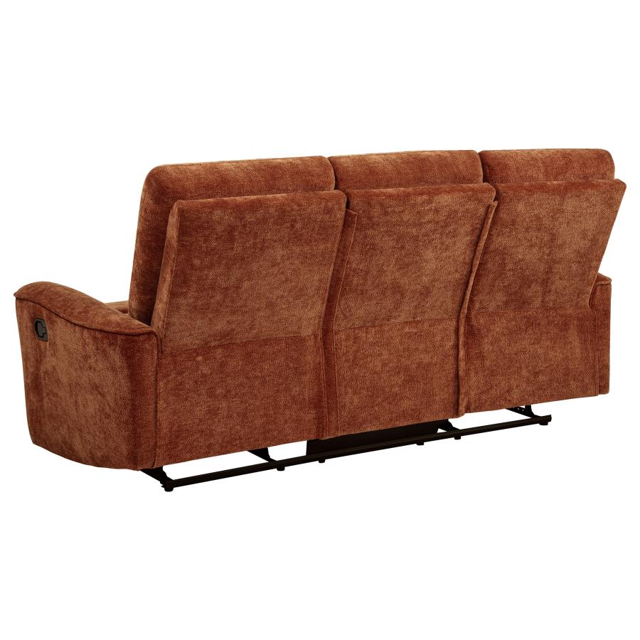 Navarro Orange 2-Piece Upholstered Reclining Living Room Set