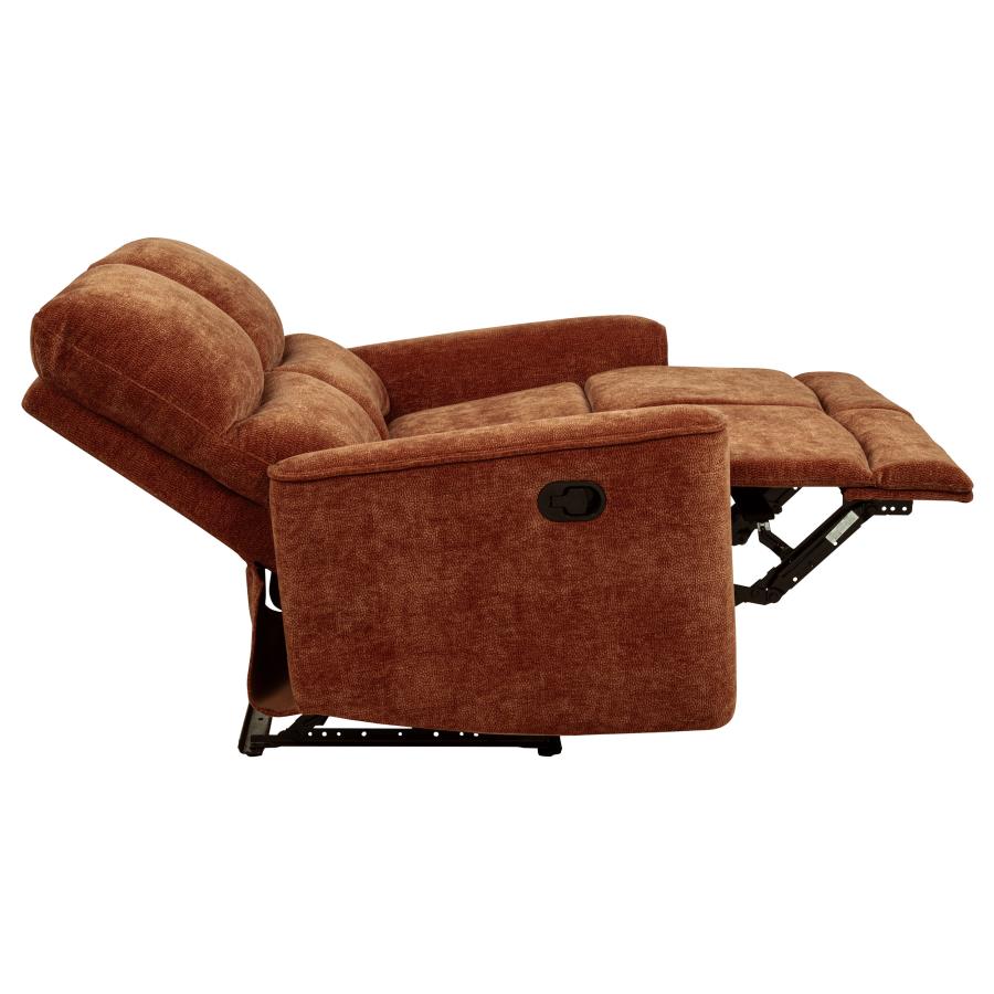 Navarro Orange 2-Piece Upholstered Reclining Living Room Set