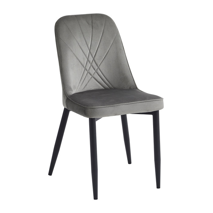 Kira Grey Side Chair, Set of 4 by Homelegance at Eve Furniture
