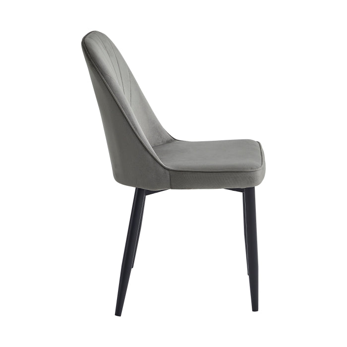 Kira Grey Side Chair, Set of 4 by Homelegance at Eve Furniture