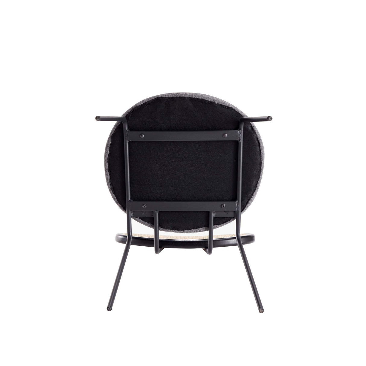7-Piece Hathaway 59.05 Round Dining Set in Black with 6 Jardin Dining Chairs by Manhattan Comfort at Eve Furniture