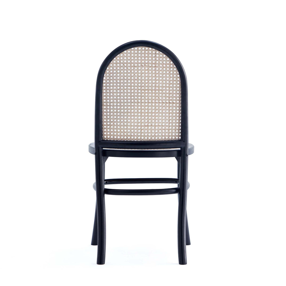 7-Piece Rockaway 70.86 Dining Set in Black with 6 Paragon 1.0 Dining Chairs by Manhattan Comfort at Eve Furniture