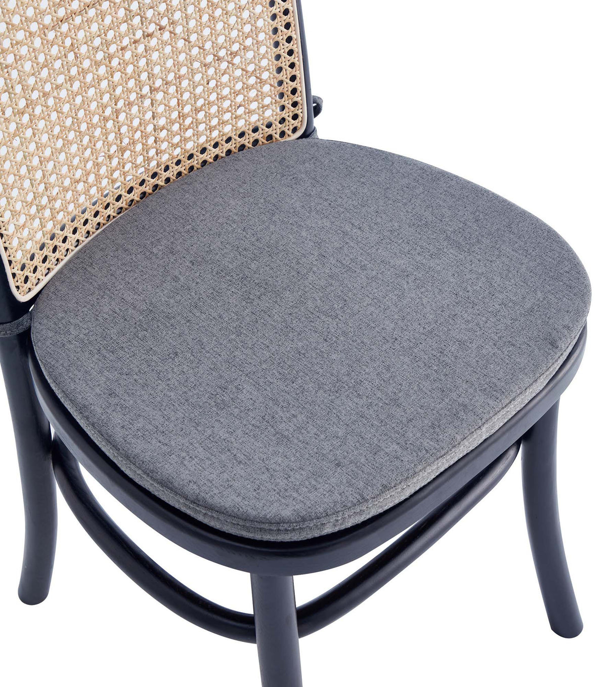 7-Piece Rockaway 70.86 Dining Set in Black with 6 Paragon 1.0 Dining Chairs by Manhattan Comfort at Eve Furniture