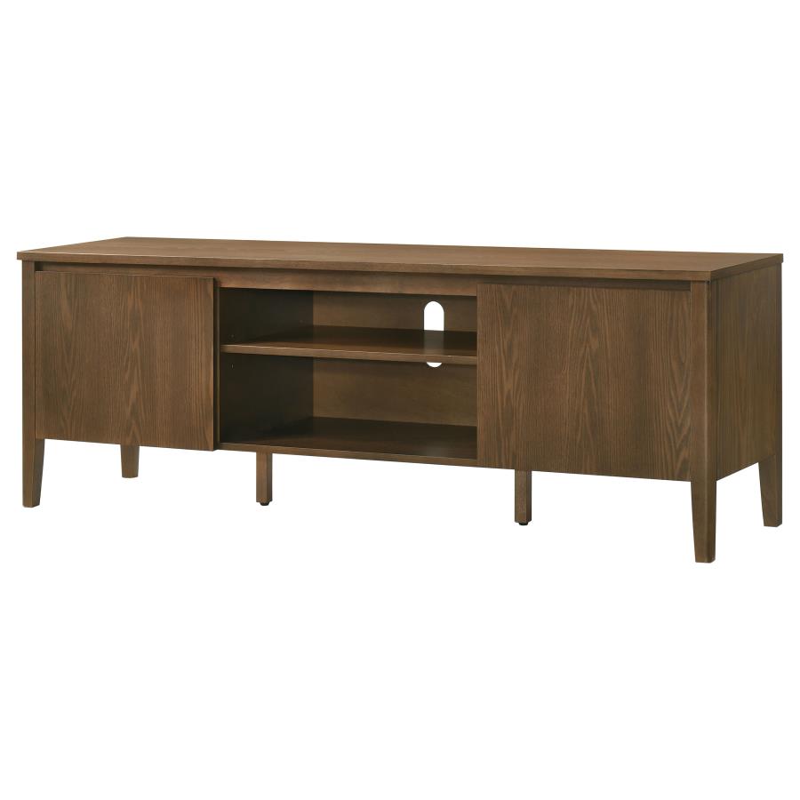 Thori Dark Brown 63-inch 2-door TV Stand Media Console