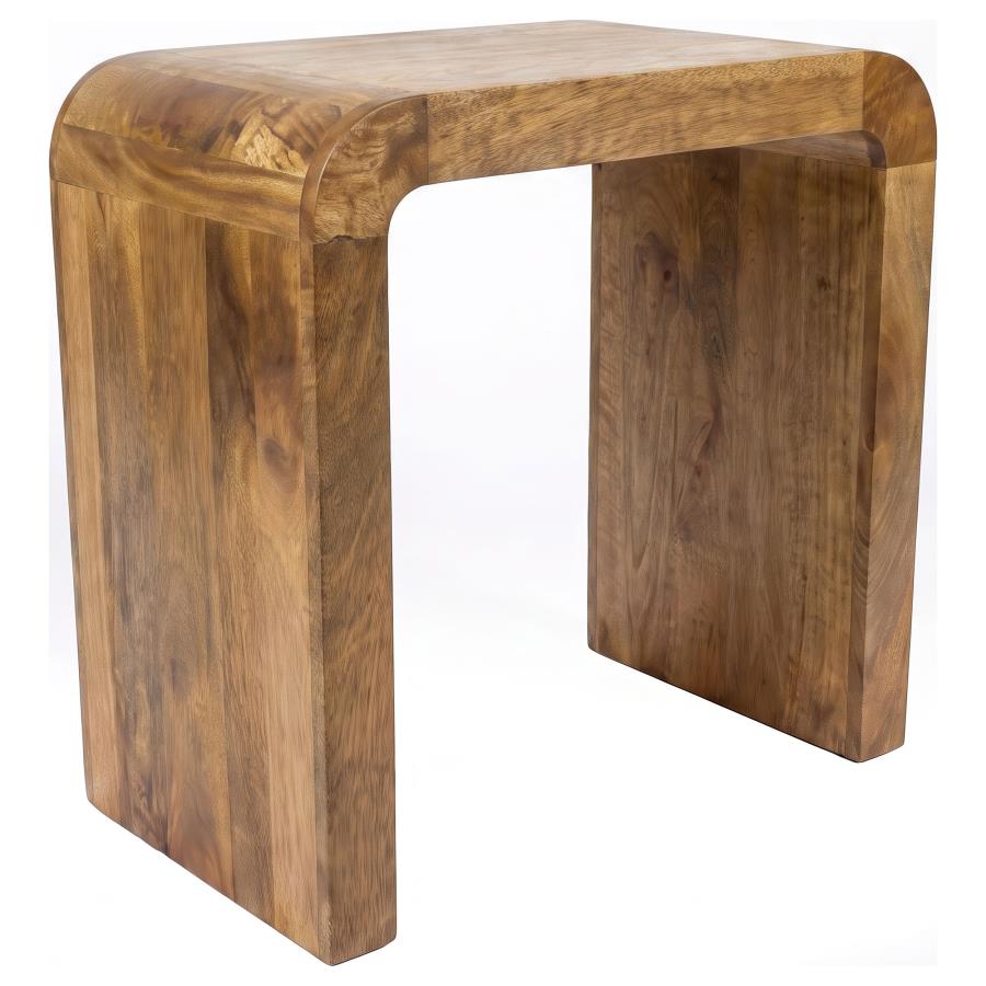 Booker Natural Rectangular Mango Wood End Table by Coaster at Eve Furniture