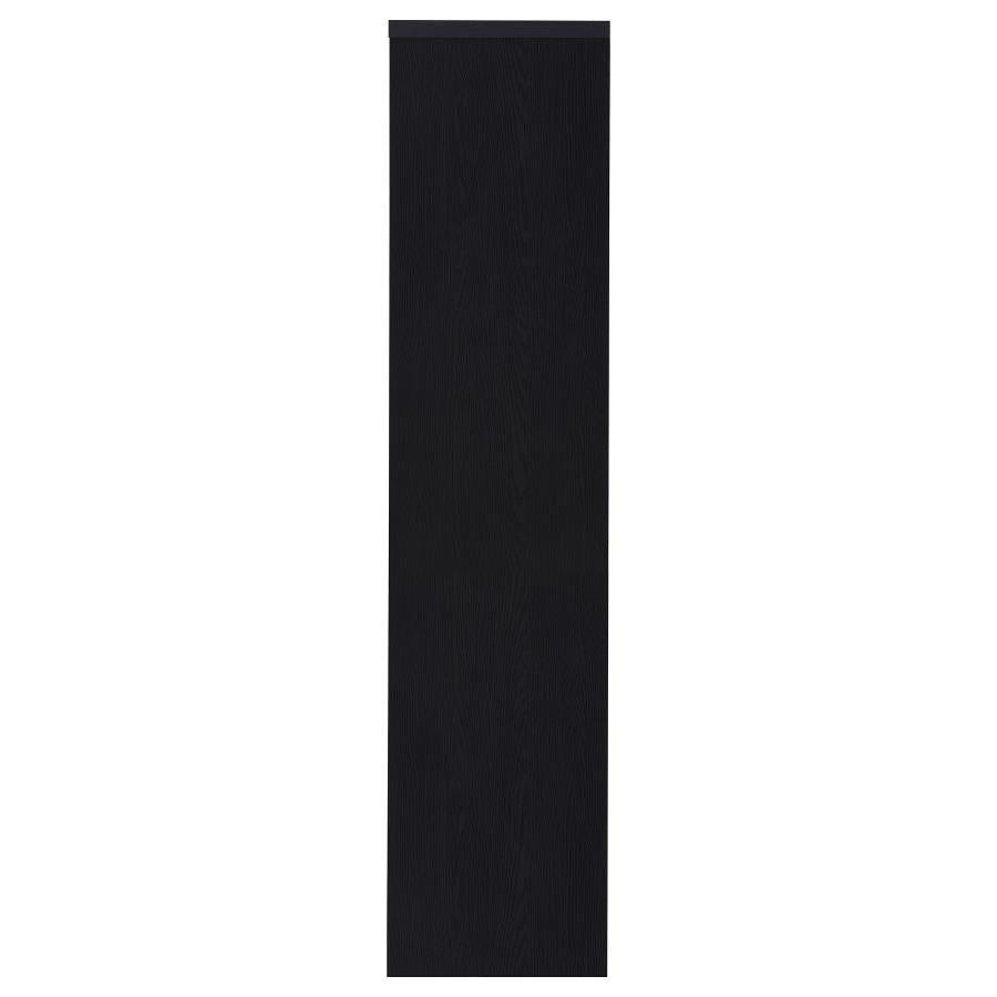 Winfield Black 3-shelf Media Tower Entertainment Pier