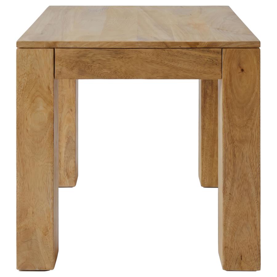 Butte Natural Square Mango Wood End Table by Coaster at Eve Furniture