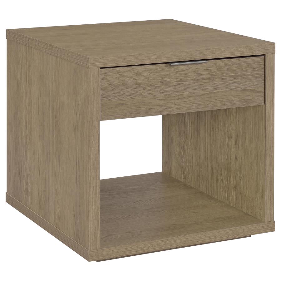 Ingram Latte 3-Piece Coffee and End Table Set with Storage
