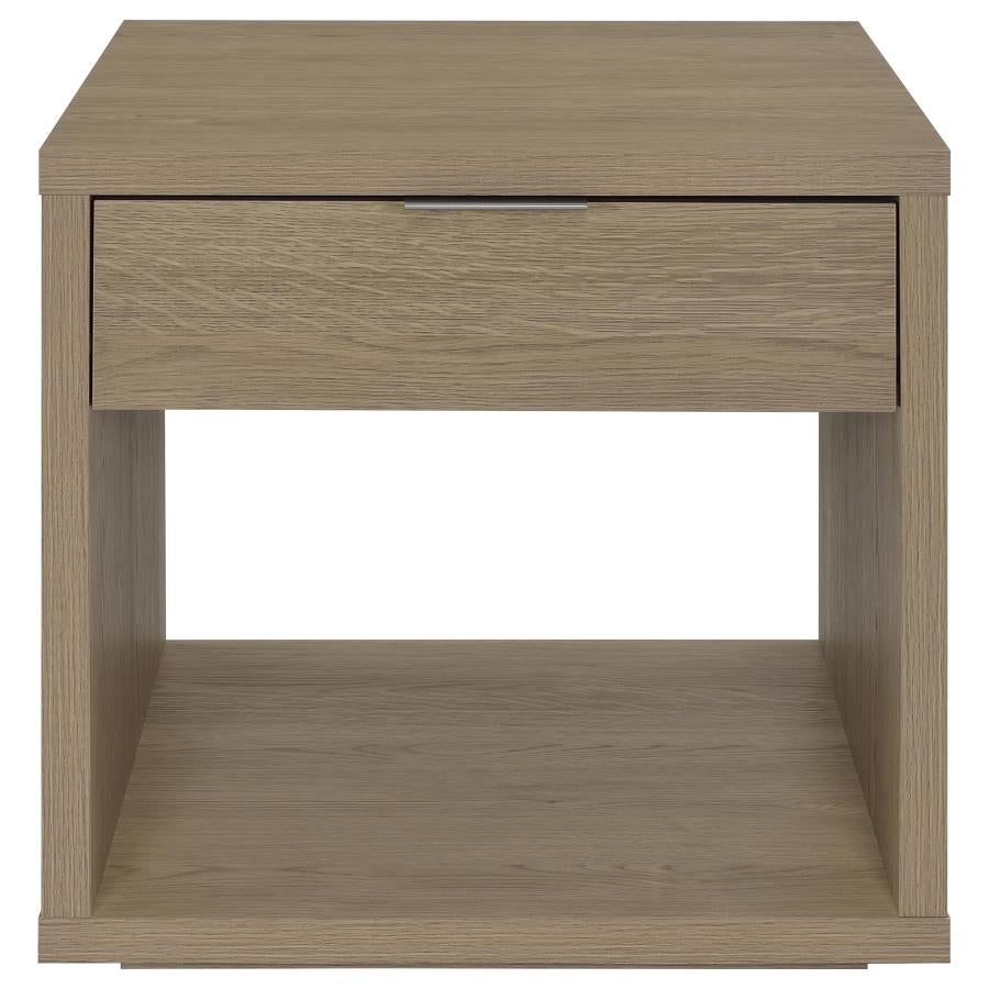 Ingram Latte 3-Piece Coffee and End Table Set with Storage