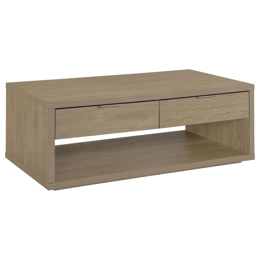 Ingram Latte 3-Piece Coffee and End Table Set with Storage