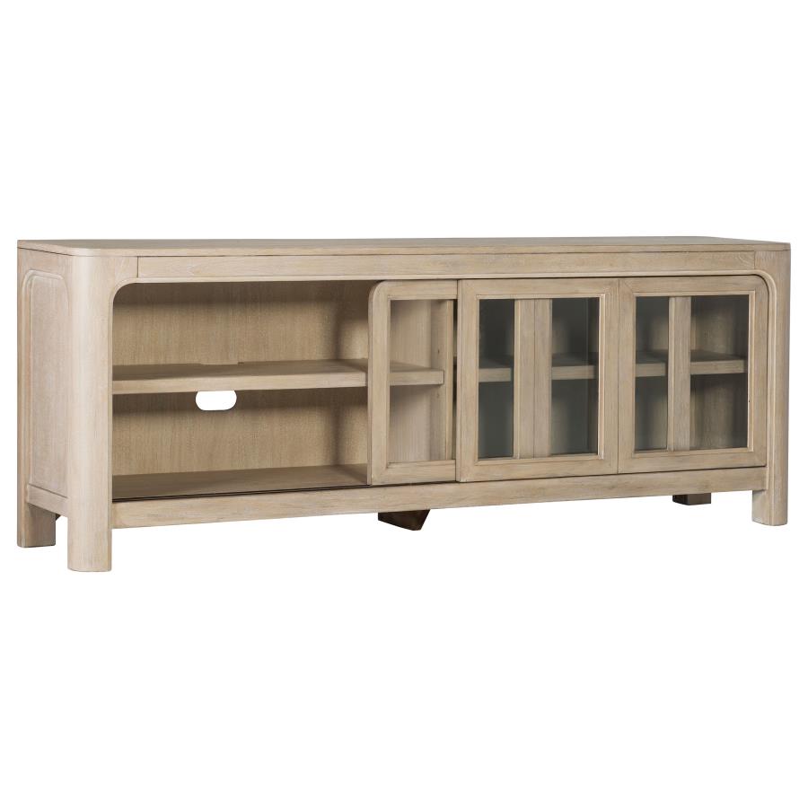 Solano Weathered Mango 71-inch 2-door TV Stand Media Console