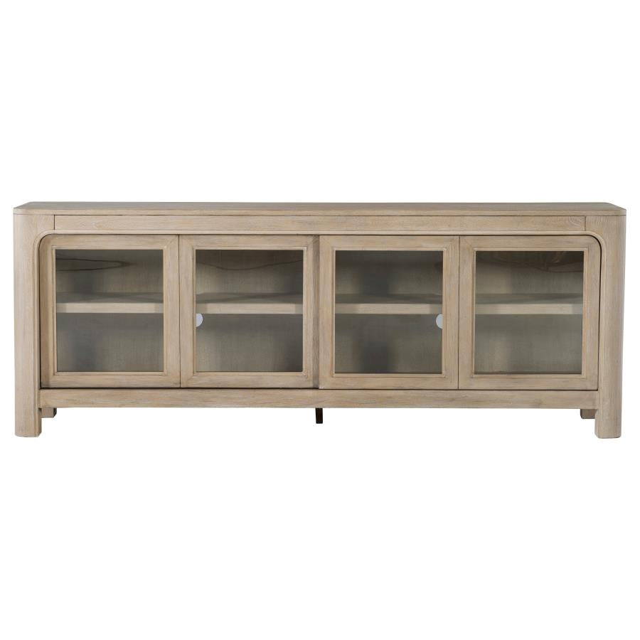 Solano Weathered Mango 71-inch 2-door TV Stand Media Console