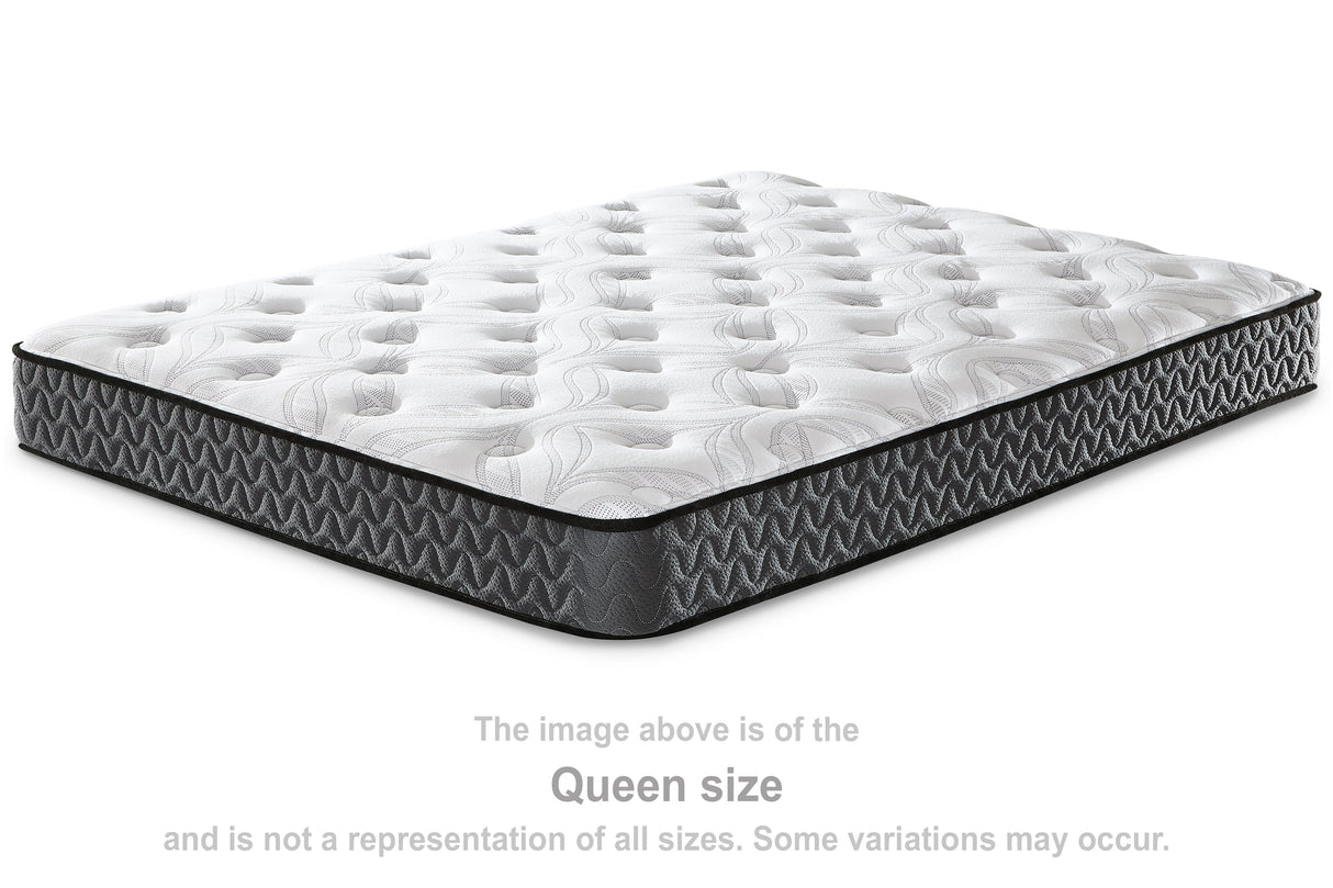 8 Inch Bonnell Hybrid White California King Mattress by ASHLEY FURNITURE at Eve Furniture