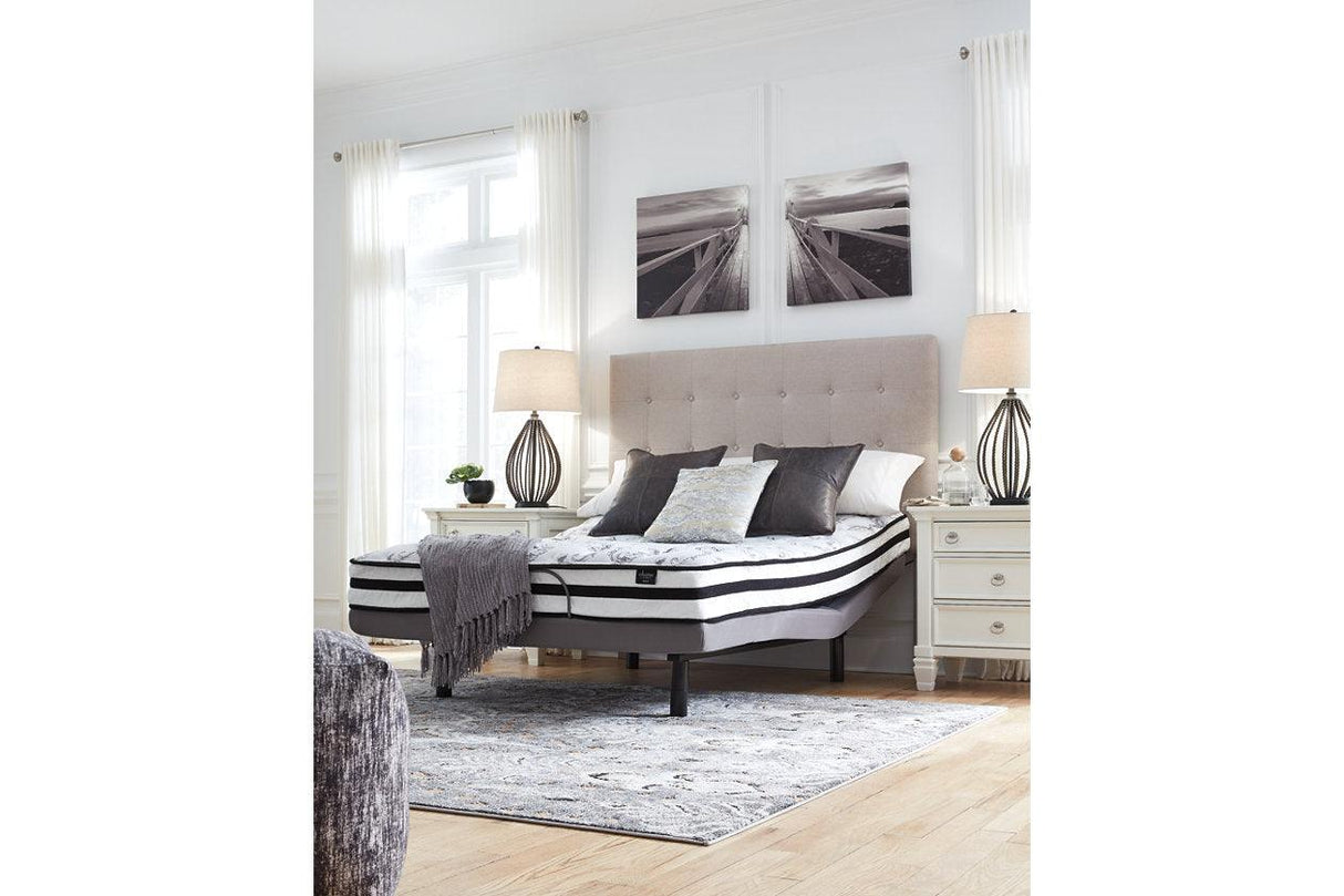 8 Inch Chime Innerspring White Twin Mattress in a Box by Ashley at Eve Furniture