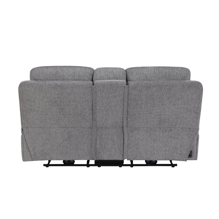 Centric Grey 2pc Set: Sofa, Love (Power) by Homelegance at Eve Furniture