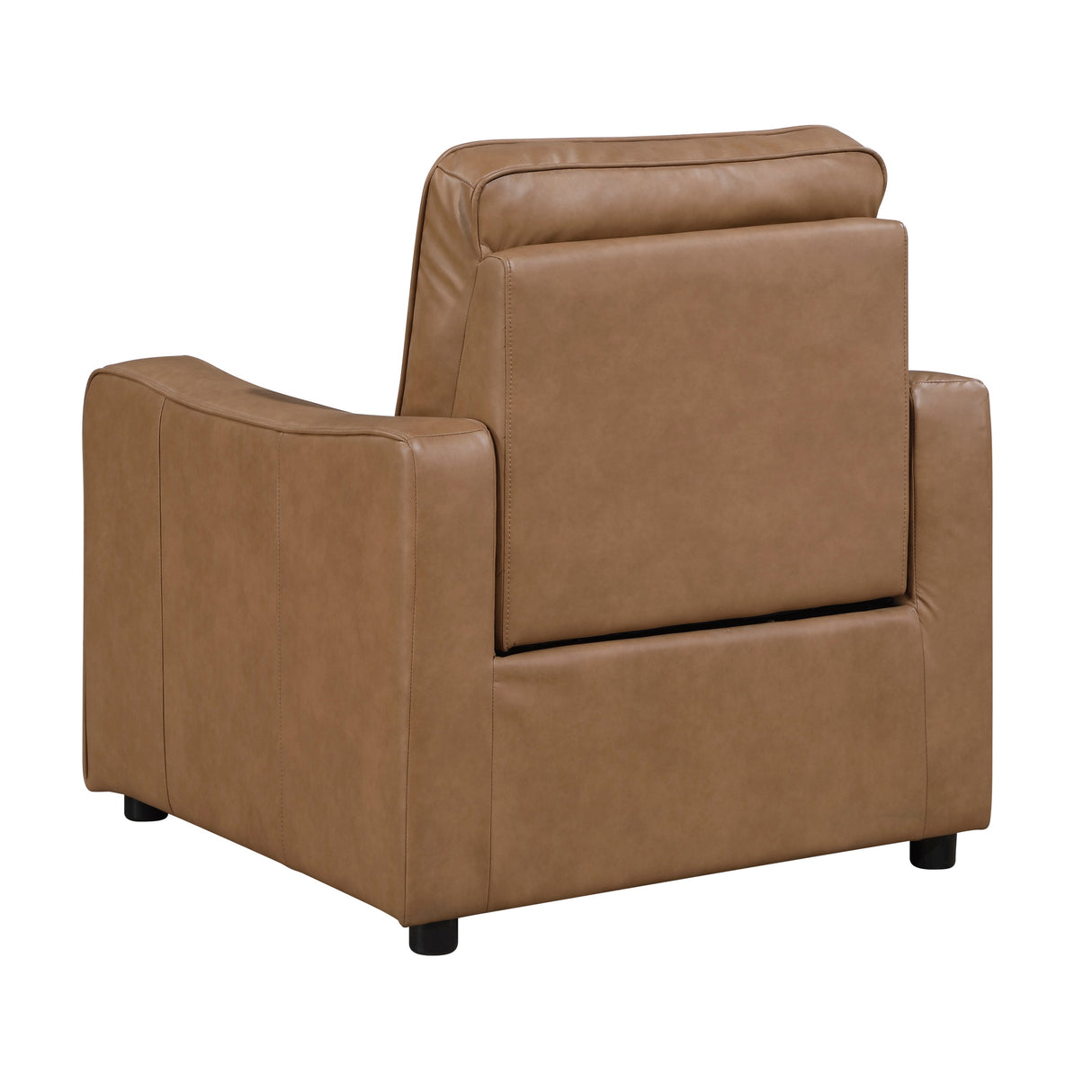 Equinox Brown Power Reclining Chair with Curved Track Arms by Homelegance at Eve Furniture