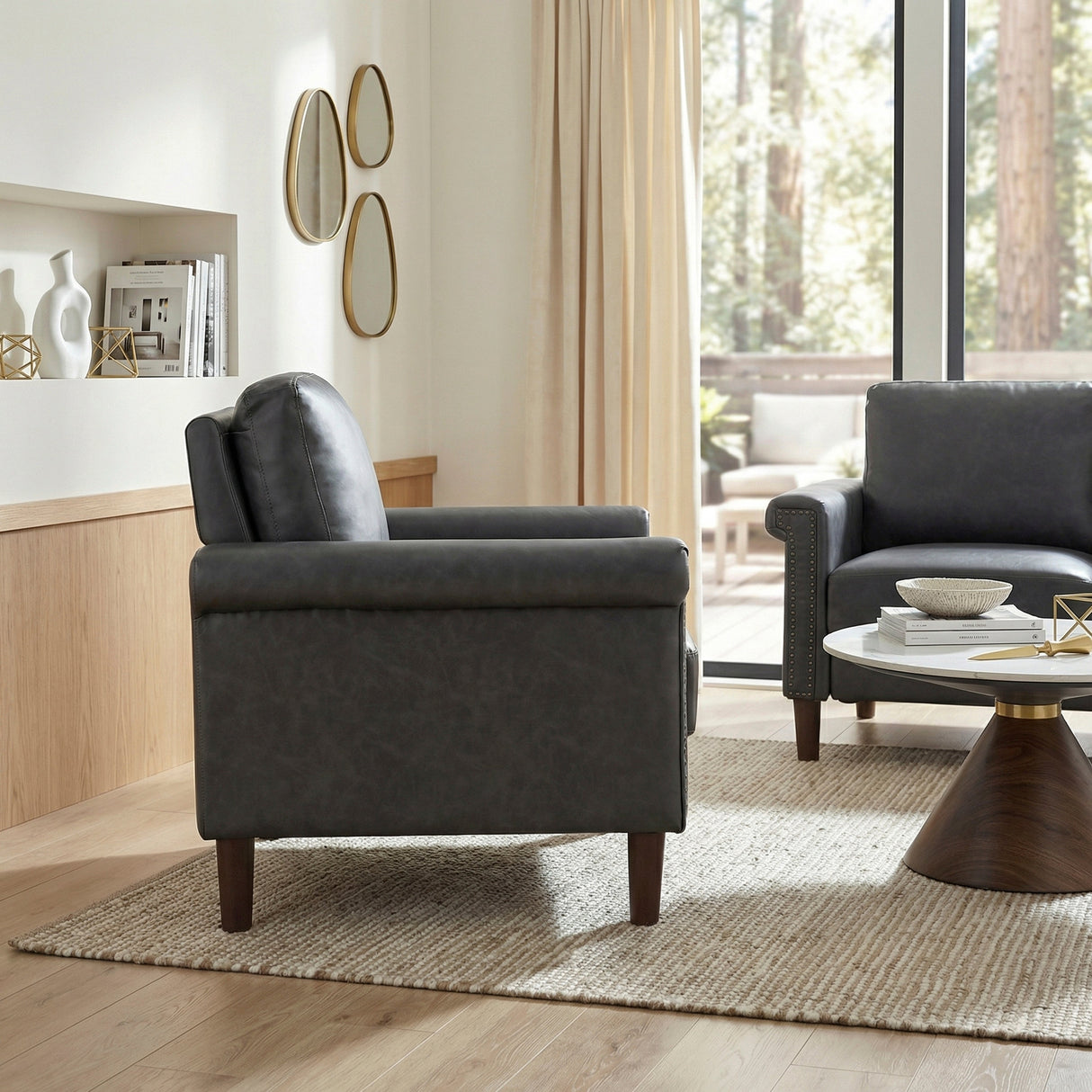 Heritage Dark Gray Chair by Homelegance at Eve Furniture