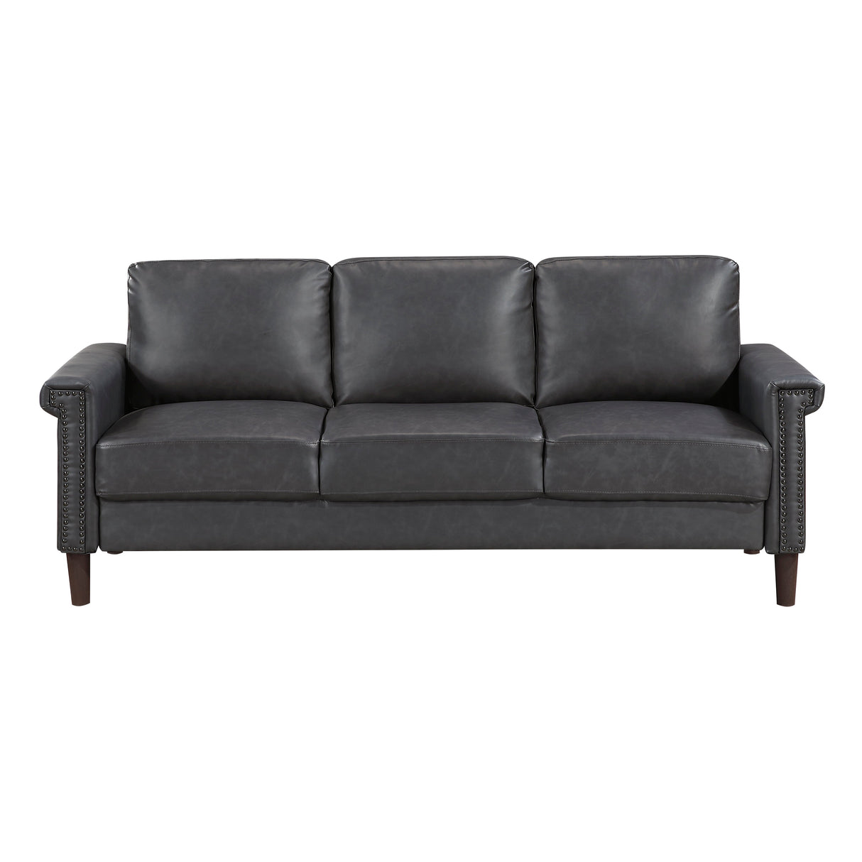 Heritage Dark Gray Sofa by Homelegance at Eve Furniture