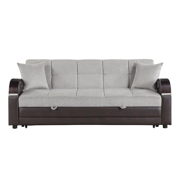 Hybrid Sofa with Pull-out Bed and Click Motion Back by Homelegance at Eve Furniture