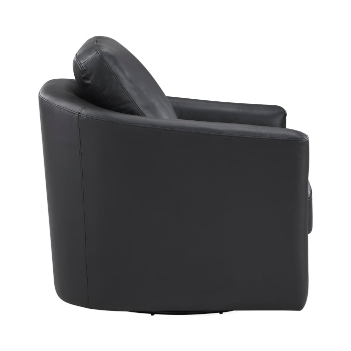 Vantage Black Swivel Chair by Homelegance at Eve Furniture