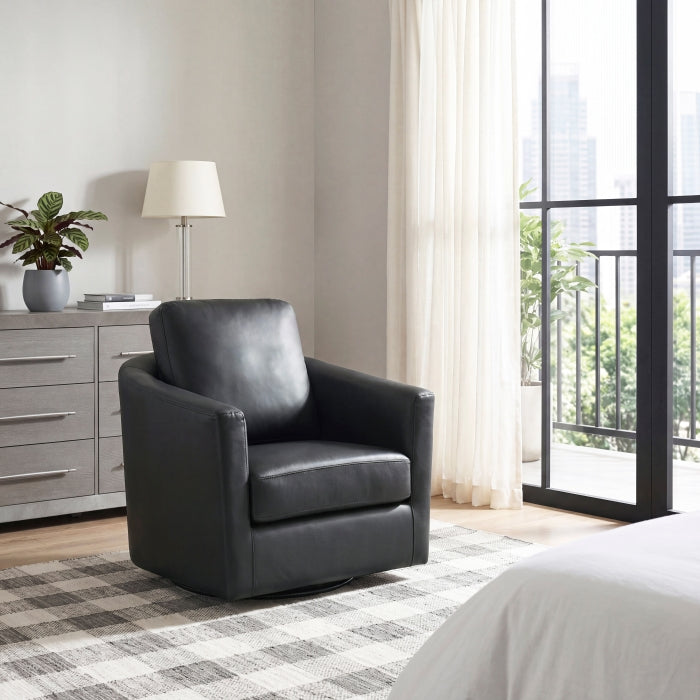Vantage Black Swivel Chair by Homelegance at Eve Furniture