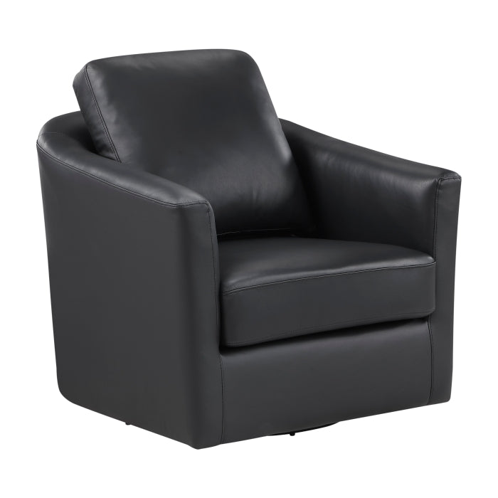 Vantage Black Swivel Chair by Homelegance at Eve Furniture