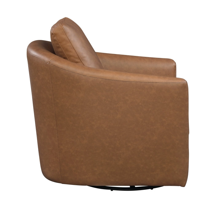 Vantage Dark Brown Swivel Chair by Homelegance at Eve Furniture
