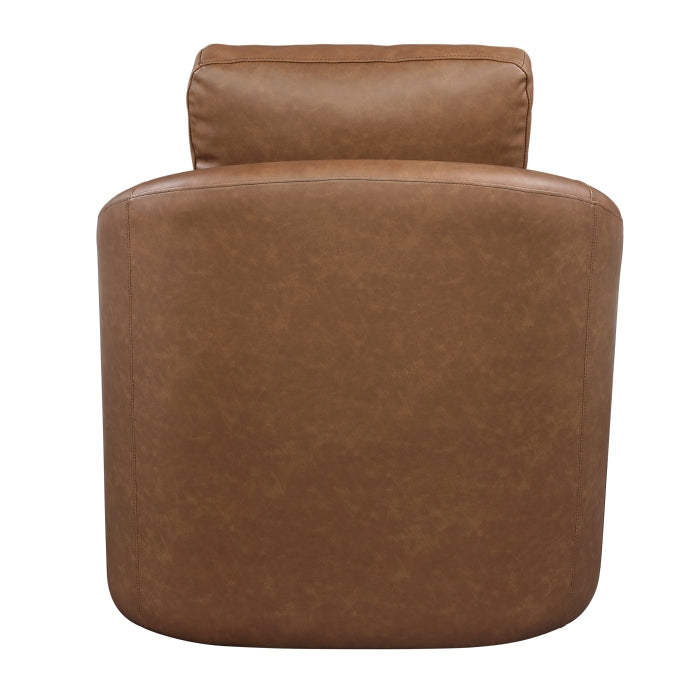 Vantage Dark Brown Swivel Chair by Homelegance at Eve Furniture