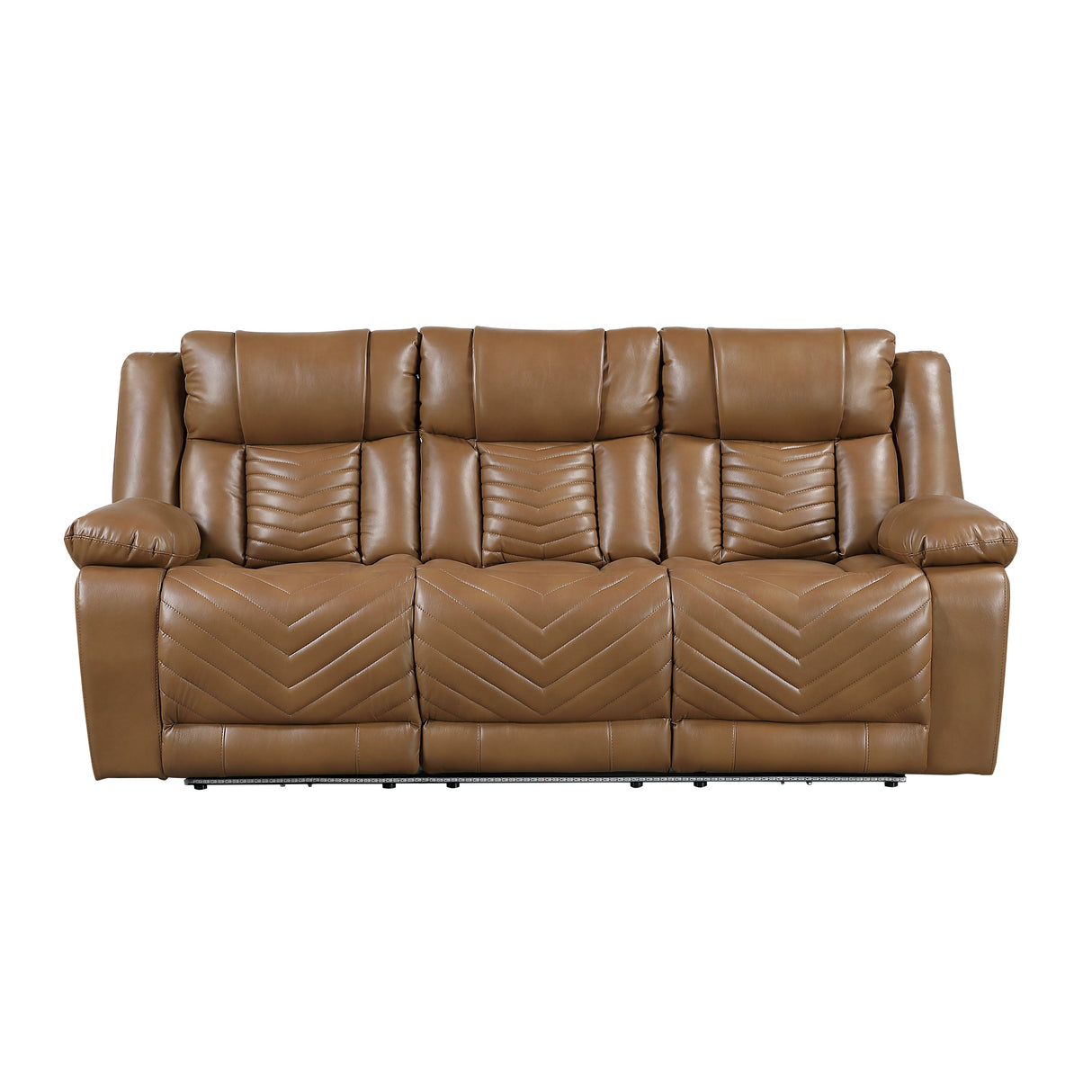 Huron Brown 2-Piece Power Reclining Living Room Set by Homelegance at Eve Furniture