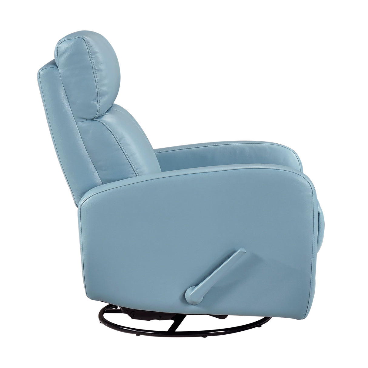 Sorrento Blue Swivel Glider Reclining Chair