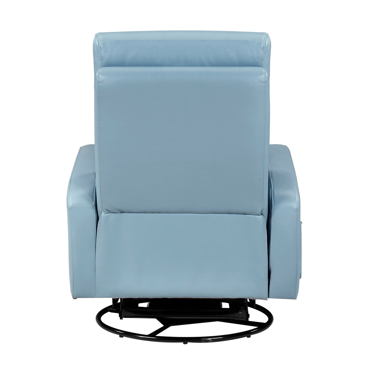 Sorrento Blue Swivel Glider Reclining Chair