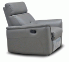 8501 Dark Grey Chair w/Manual Recliner by ESF Furniture at Eve Furniture