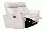 8501 White w/Manual Recliners by ESF Furniture at Eve Furniture