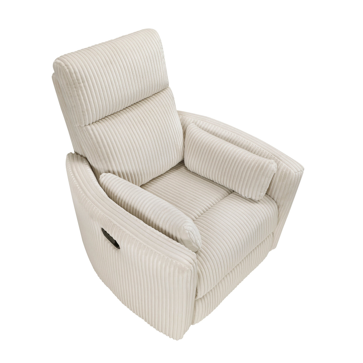 Traverse Beige Swivel Glider Reclining Chair
