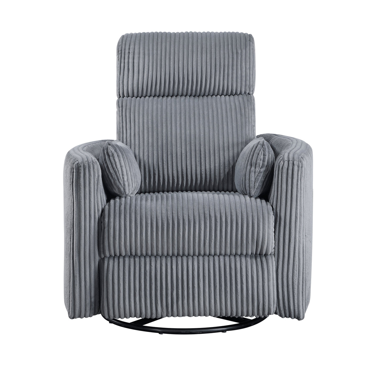 Traverse Gray Swivel Glider Reclining Chair