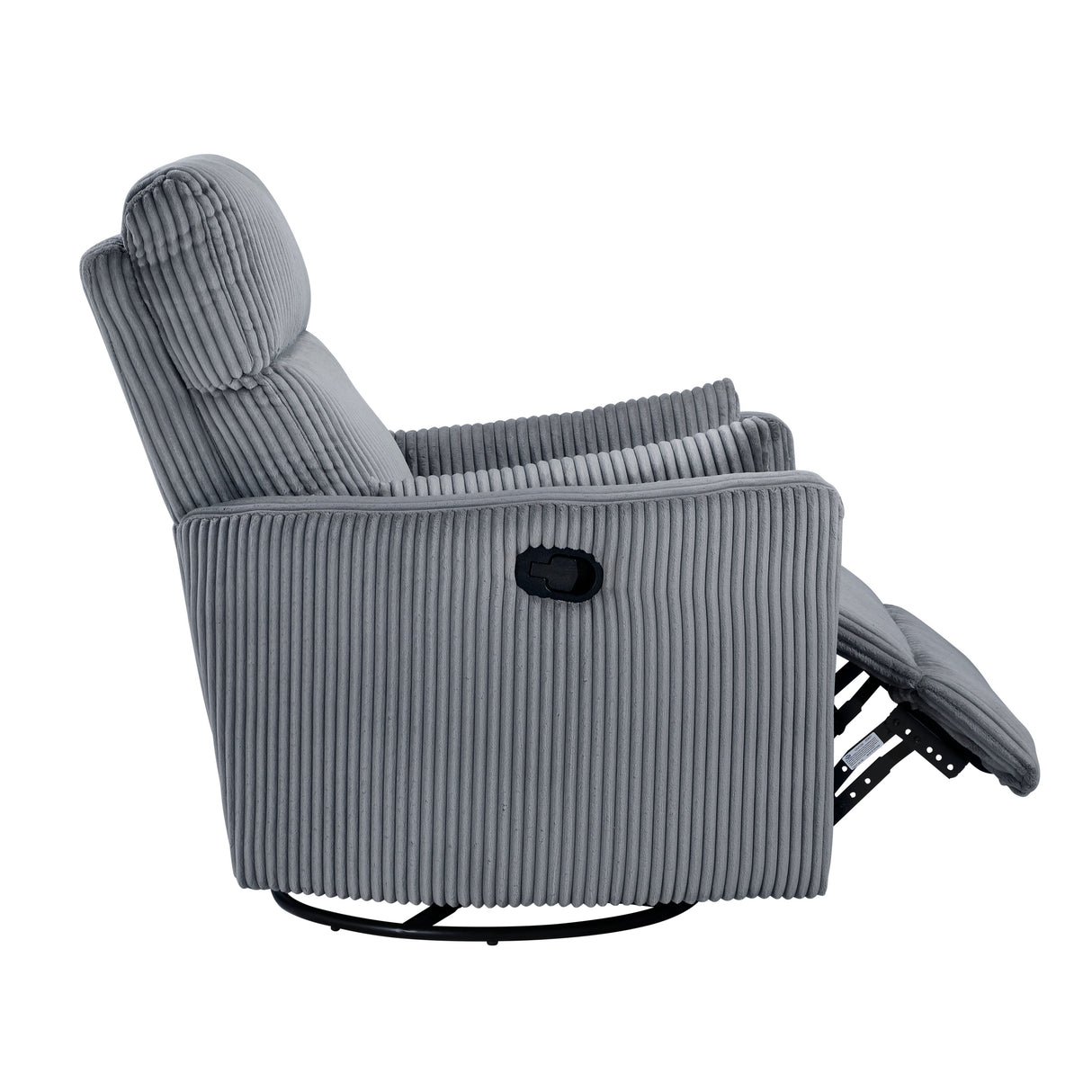 Traverse Gray Swivel Glider Reclining Chair