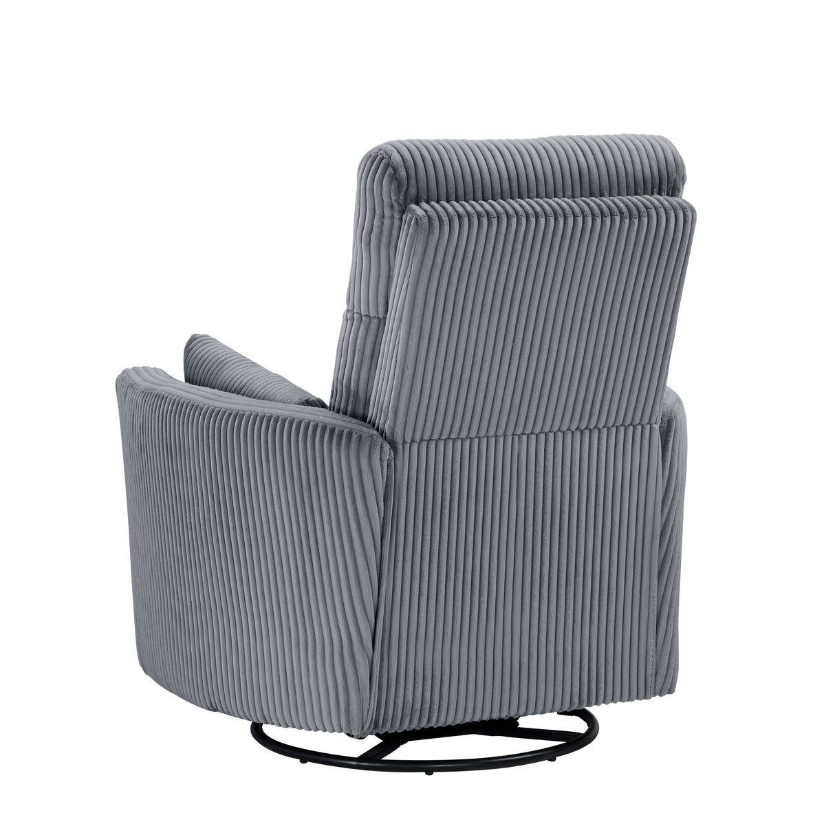 Traverse Gray Swivel Glider Reclining Chair