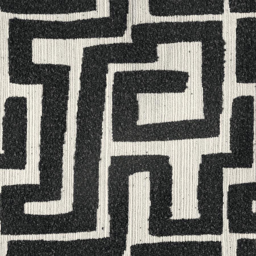 Eimer Black Geometric Jacquard Accent Chair by Coaster at Eve Furniture