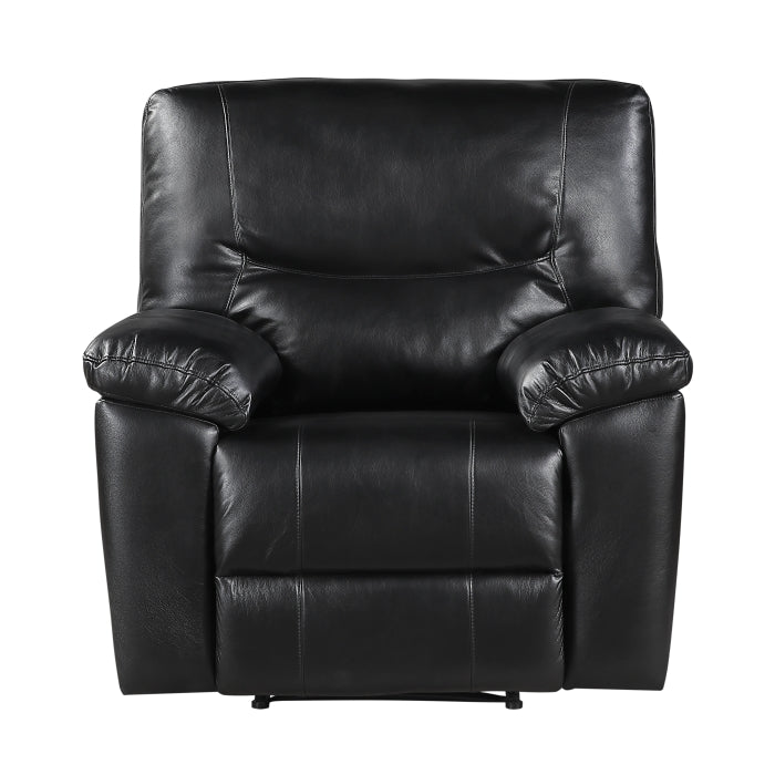 Maverick Black Reclining Chair by Homelegance at Eve Furniture