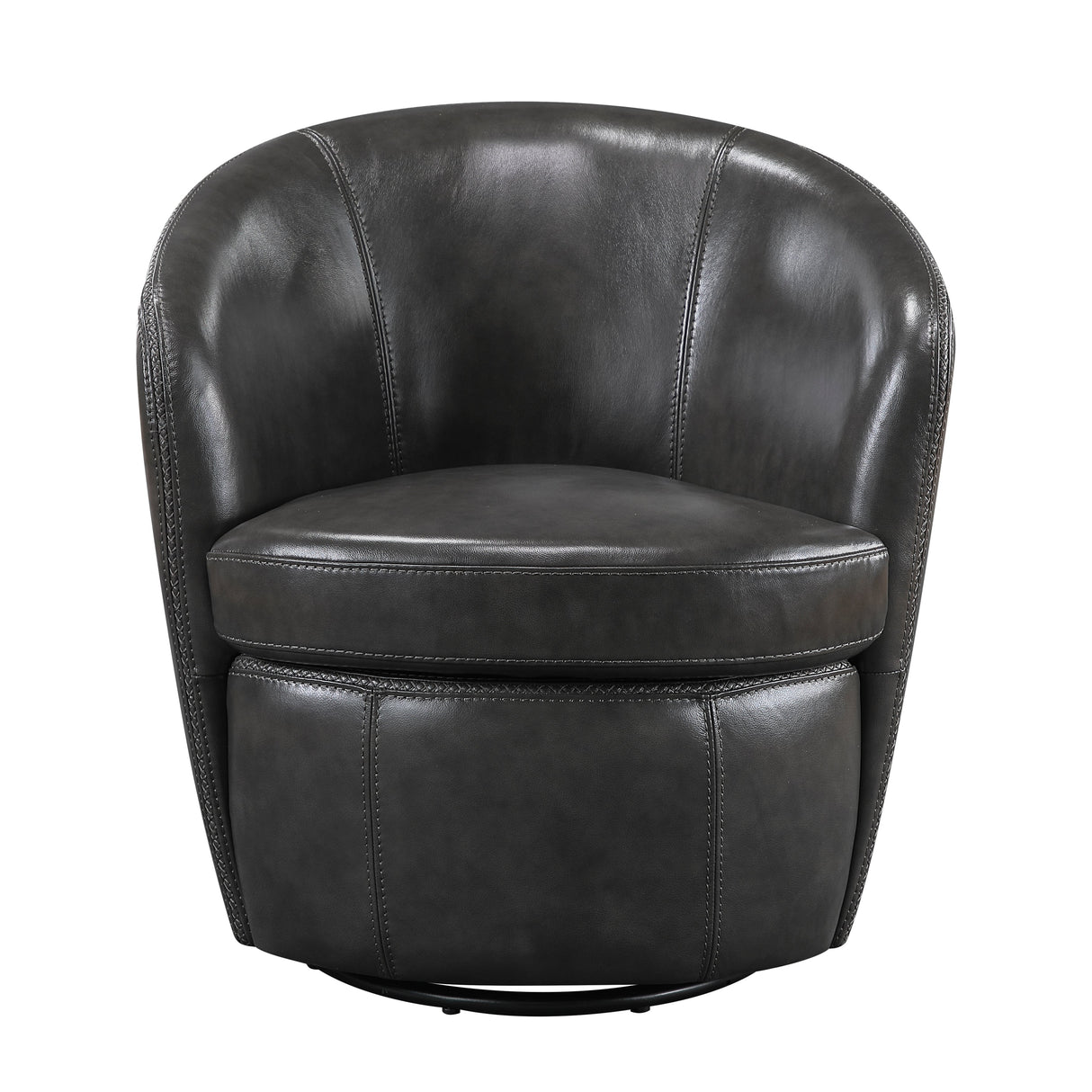 Tanner Smoky Gray Swivel Chair