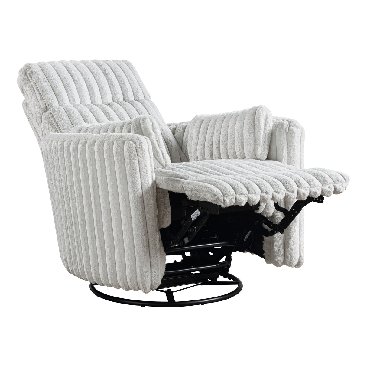 Payton Gray Swivel Glider Reclining Chair