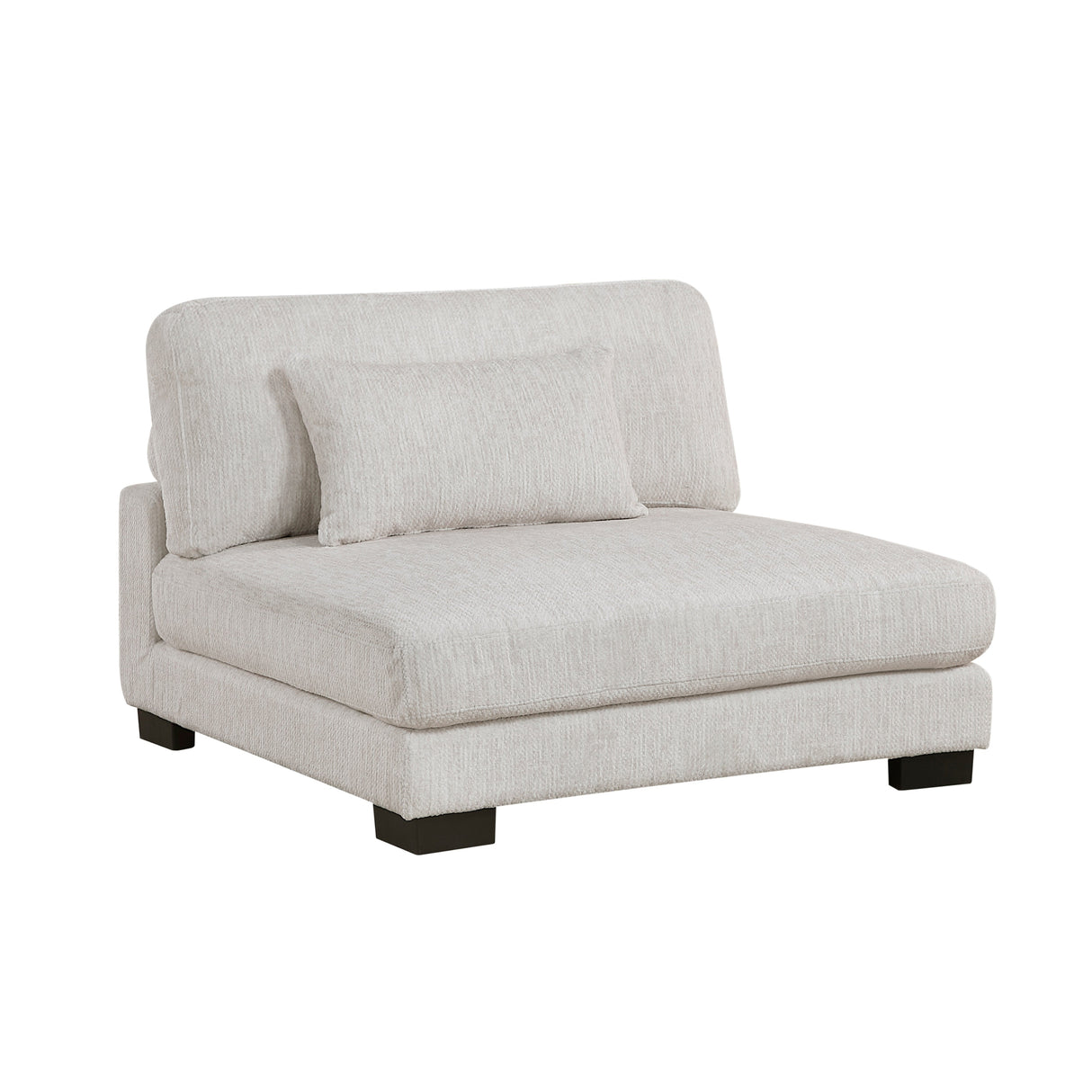 Tinley Beige Ottoman by Homelegance at Eve Furniture