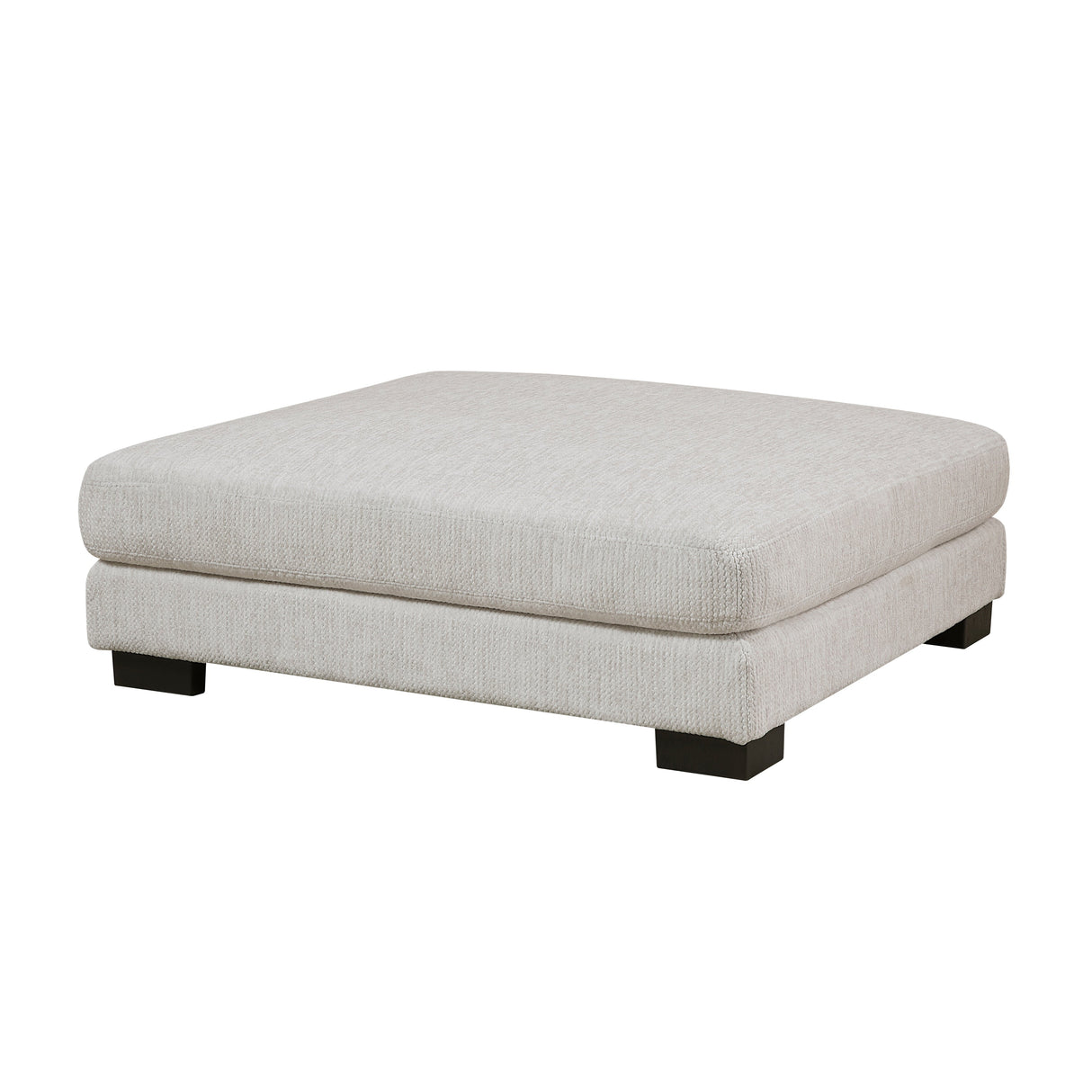 Tinley Beige Ottoman by Homelegance at Eve Furniture
