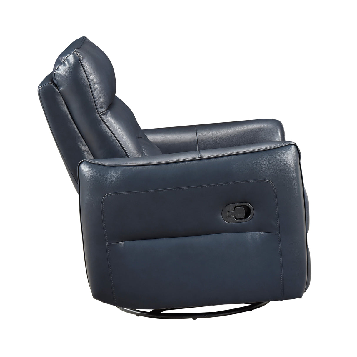 Thomas Dark Blue Swivel Glider Reclining Chair
