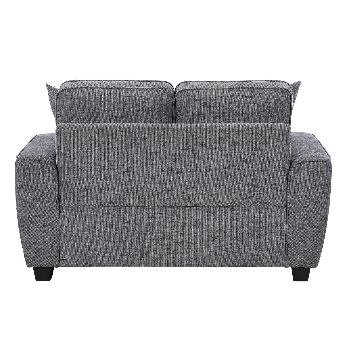 Zander Dark Gray Loveseat by Homelegance at Eve Furniture