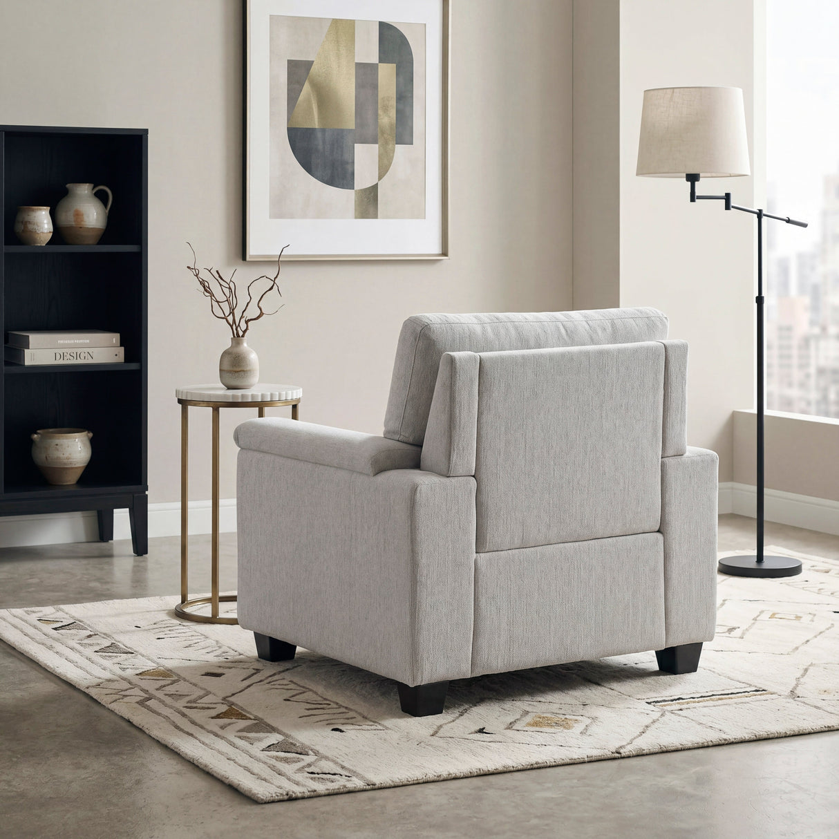 Chelsea Gray Chair by Homelegance at Eve Furniture