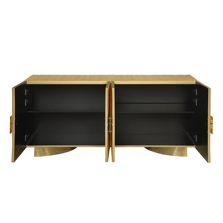 Salma Gold Console Table by New Era Innovations at Eve Furniture
